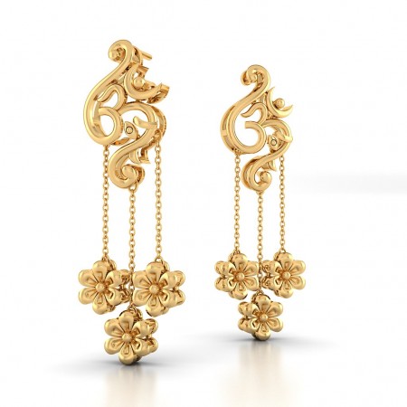 Siddhartha Gold Earring