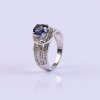  Sapphire and diamond statement ring