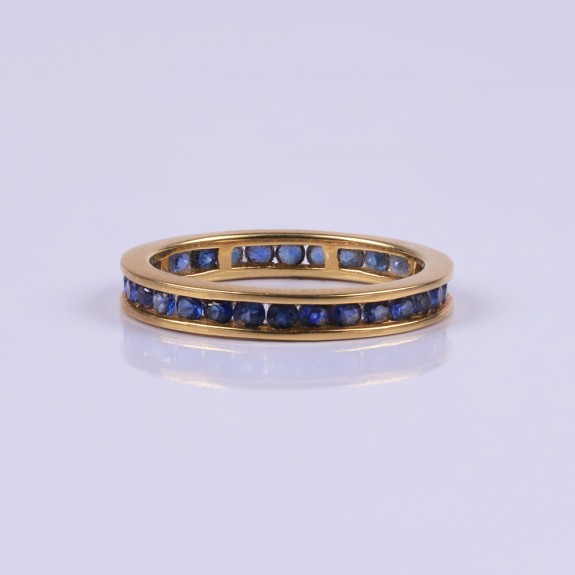  Vintage Blue Sapphire Ring