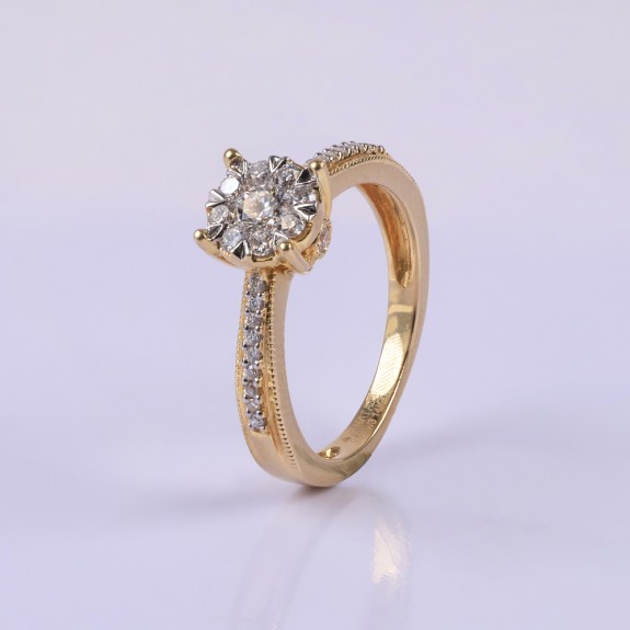 Solitaire Diamond Ring 