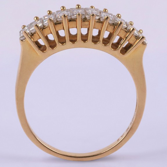 Diamonds crown ring